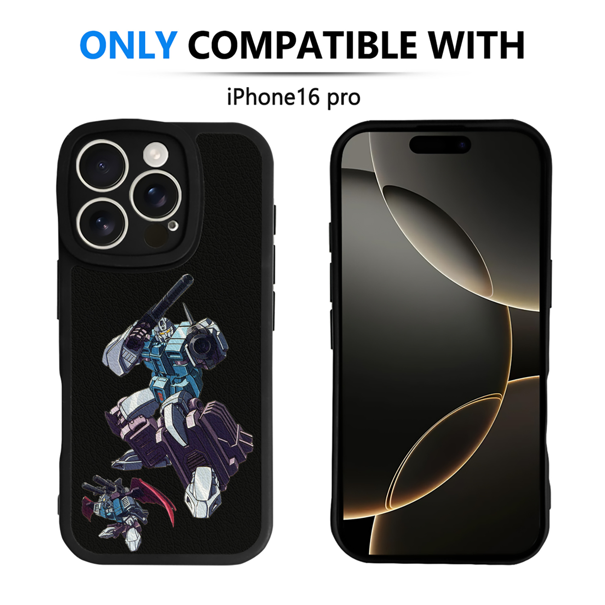 （画像用）  【iPhone 16シリーズ対応】シリコンスマホケース（レザー調） 材質：シリコン